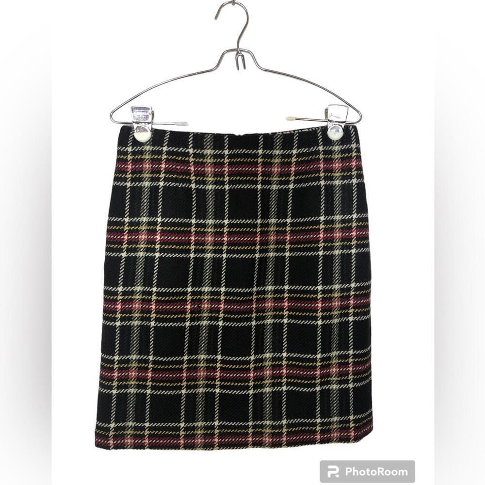 Talbots Women’s Skirt Petite Wool Plaid Lined Mini Lined